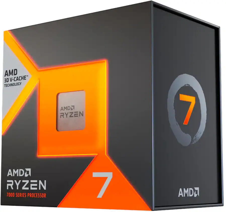 AMD - Ryzen 7 7800X3D 8-Core - 16-Thread 4.2 GHz (5.0 GHz Max Boost) Socket AM5 PCI Express 5.0 Unlocked Desktop Processor - Black