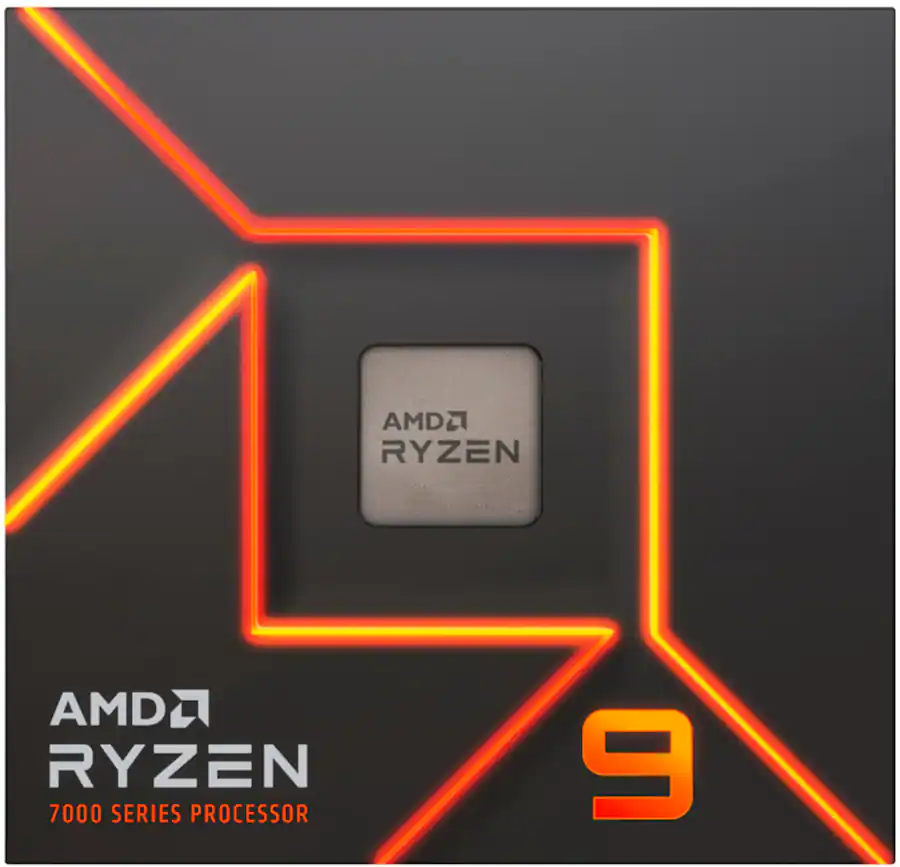 AMD - Ryzen 9 7900X 12-Core - 24-Thread 4.7 GHz (5.6 GHz Max Boost) Socket AM5 PCI Express 5.0 Unlocked Desktop Processor - Silver
