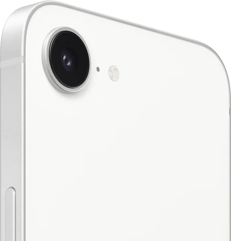 Apple - Refurbished Excellent - iPhone 16e 128GB - Apple Intelligence (Unlocked) - White