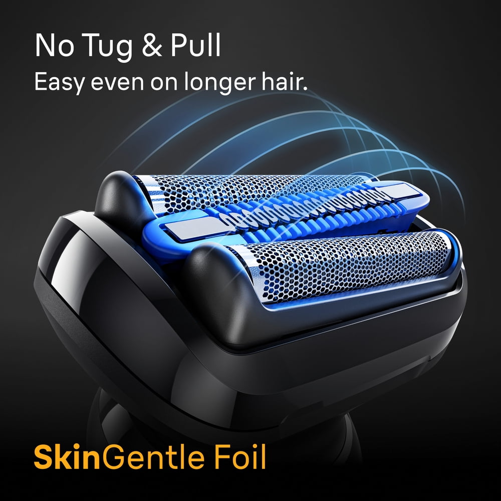 Braun Series 5 Wet and Dry Electric Foil Shaver for Men with 3 AquaFlex Blades and SkinGentle Foil