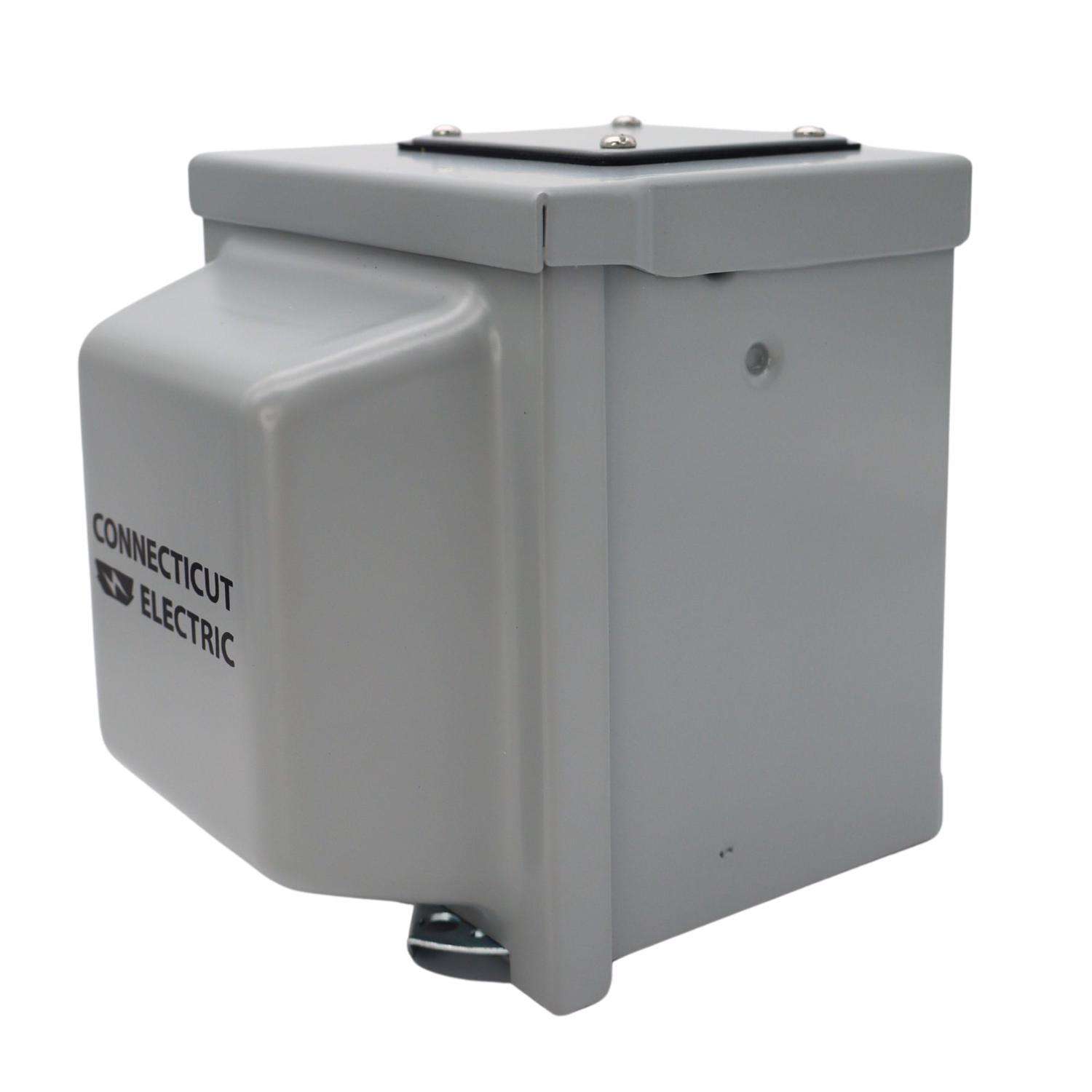 Connecticut Electric 30 amps 120 V 1 space 30 amps Power Outlet Box