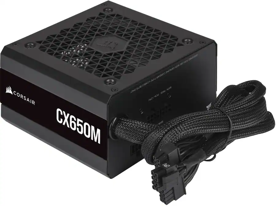 CORSAIR - CX-M Series CX650M Semi - Modular Low - Noise ATX Power Supply - Black
