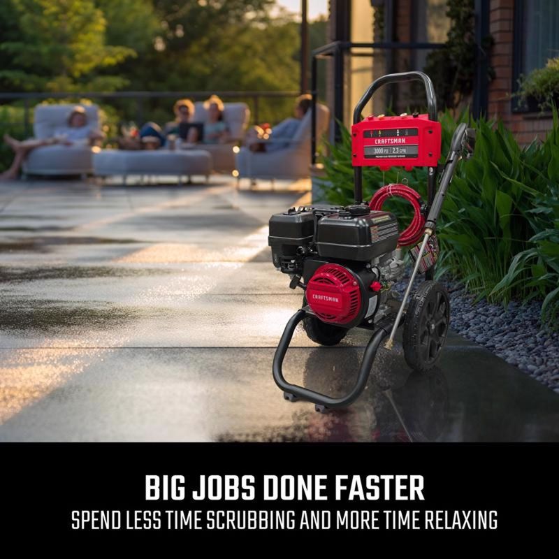 Craftsman CMXGWFN061326 3000 psi Gas 2.3 gpm Pressure Washer