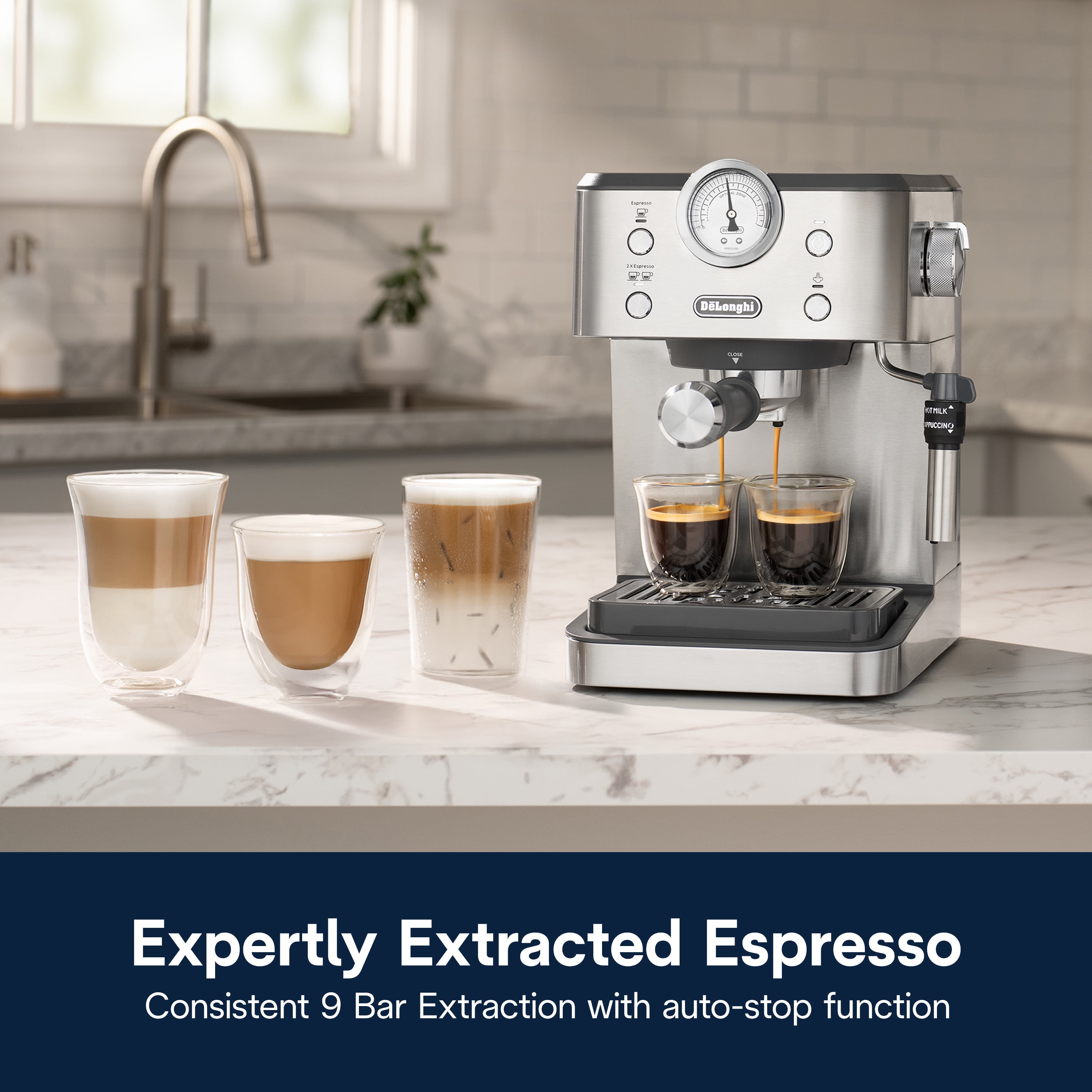 De'Longhi Classic Espresso Machine with Thermoblock Technology
