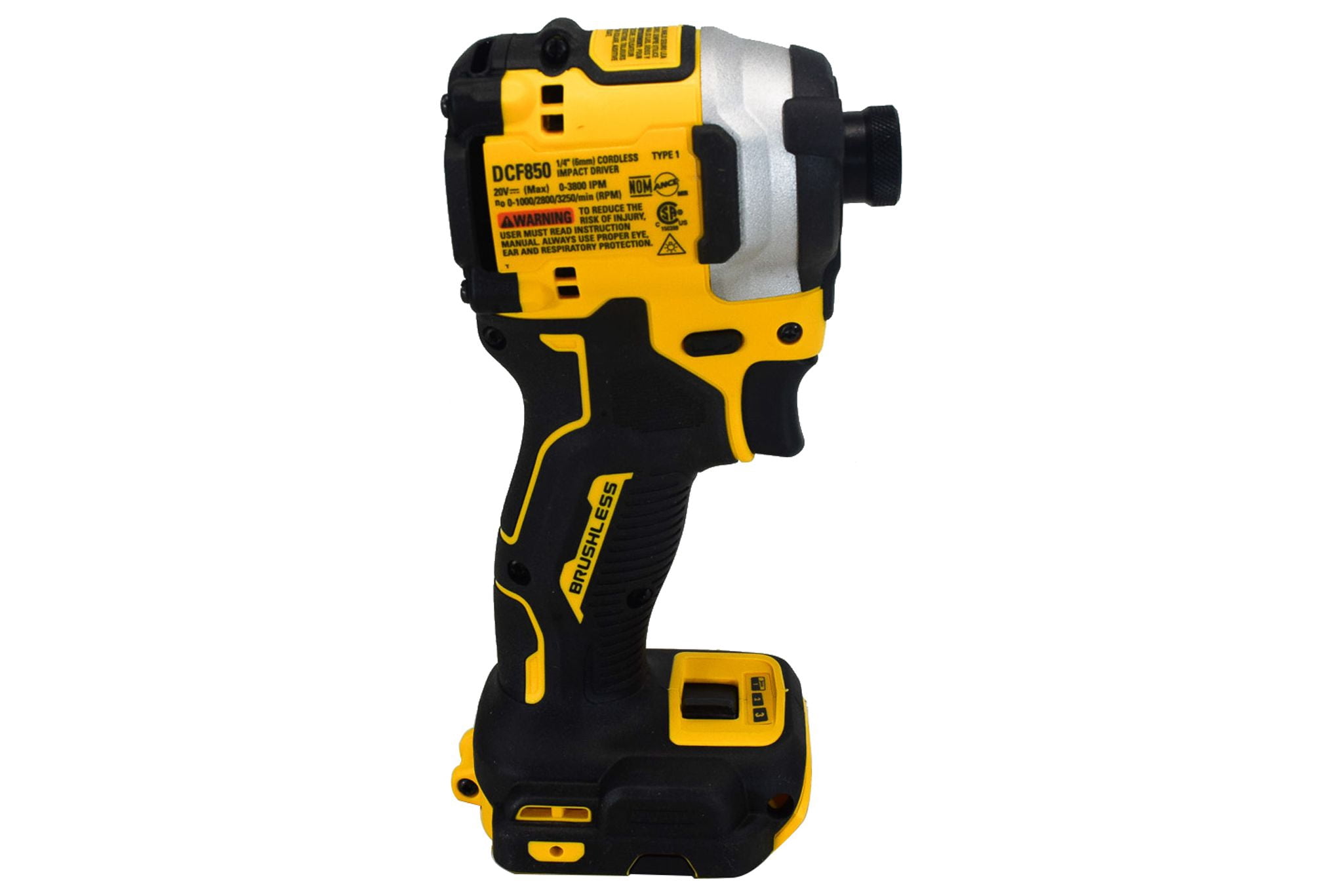 DEWALT DCF850B 20V MAX ATOMIC Brushless 1/4" Compact Impact Driver, Tool Only