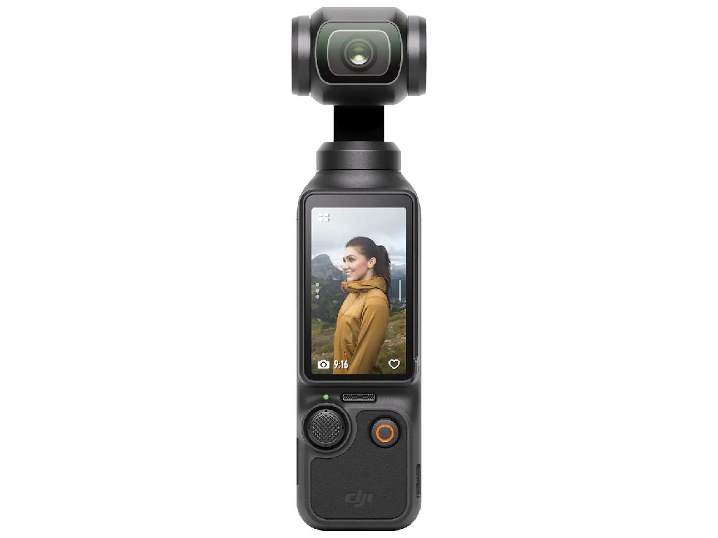 DJI - Osmo Pocket 3 3-Axis Stabilized 4K Handheld Camera with Rotatable Touchscreen - Gray - Refurbished Excellent