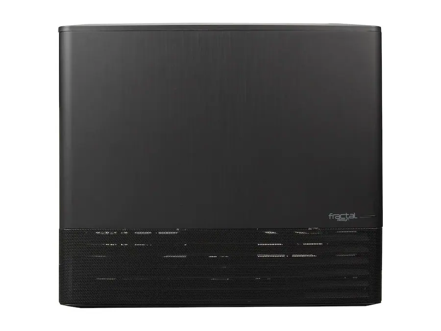 Fractal Design - Node 804 Black Window Aluminum/Steel Micro ATX  Cube Computer Case - Black