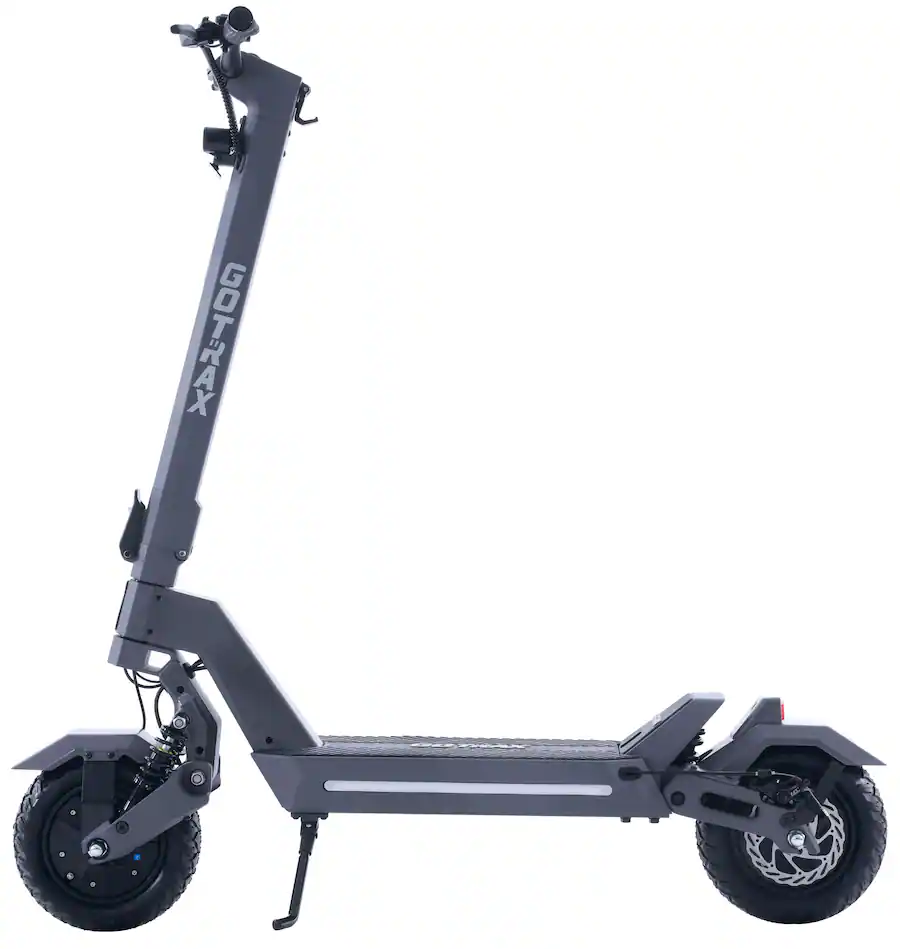 GoTrax - RAPTOR Electric Scooter w/28 mi Max Operating Range & 30mph Max Speed - Gray