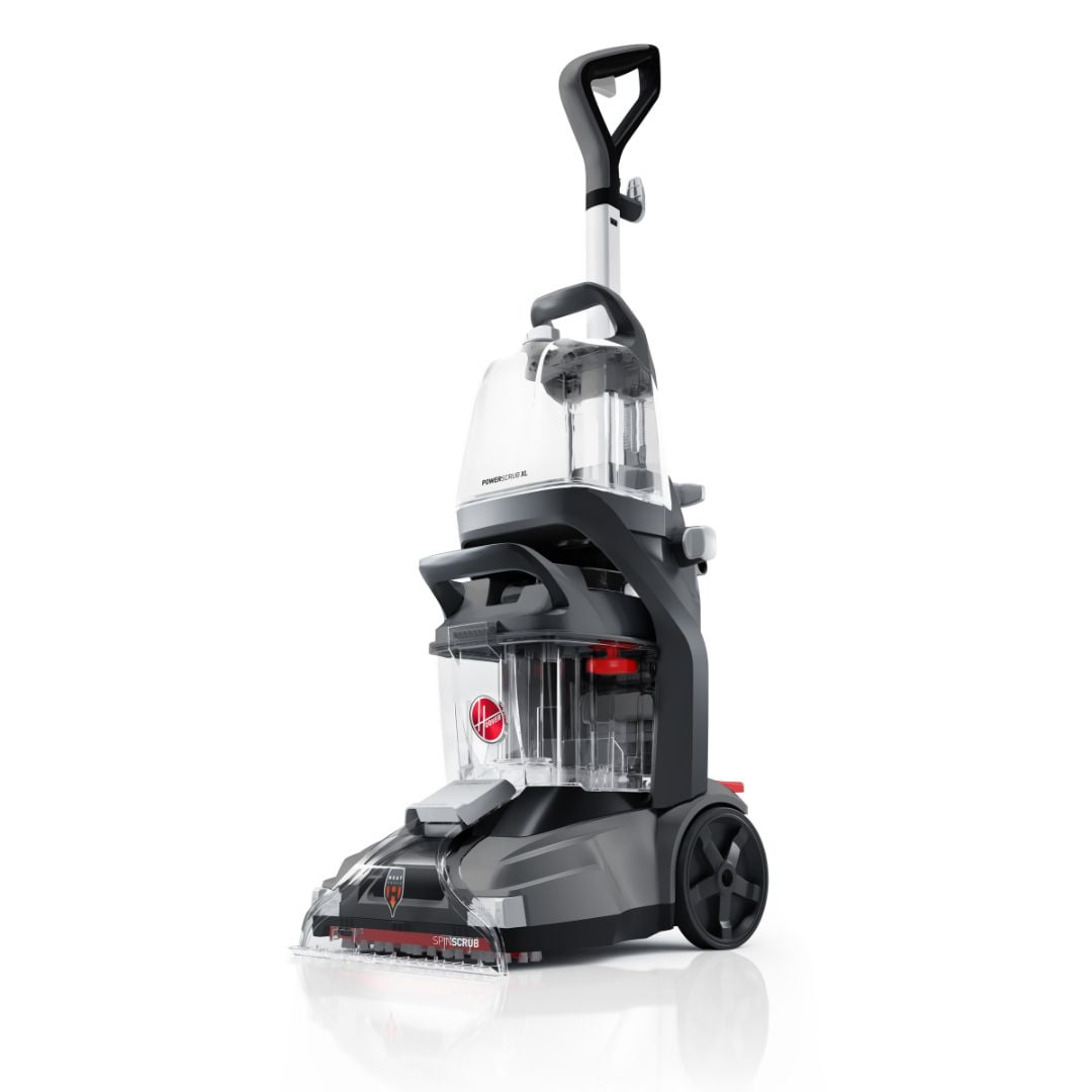 Hoover PowerScrub XL Upright Carpet Cleaner Machine with Five SpinScrub Brushes, HeatForce Drying and Upholstery Tool (FH68010)