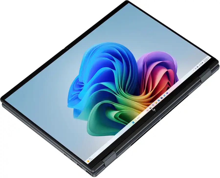 HP OmniBook X Flip 2-in-1 - 16" 2K Touchscreen Laptop  Intel Core Ultra 7 256V 2024  16GB Memory - 1TB SSD - Copilot+ PC - Eclipse Gray