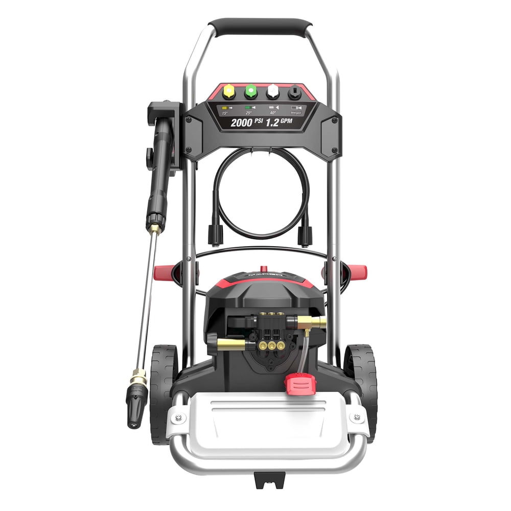 Hyper Tough 2000 PSI 1.2 GPM 120V Corded Electric Cold Water Pressure Washer