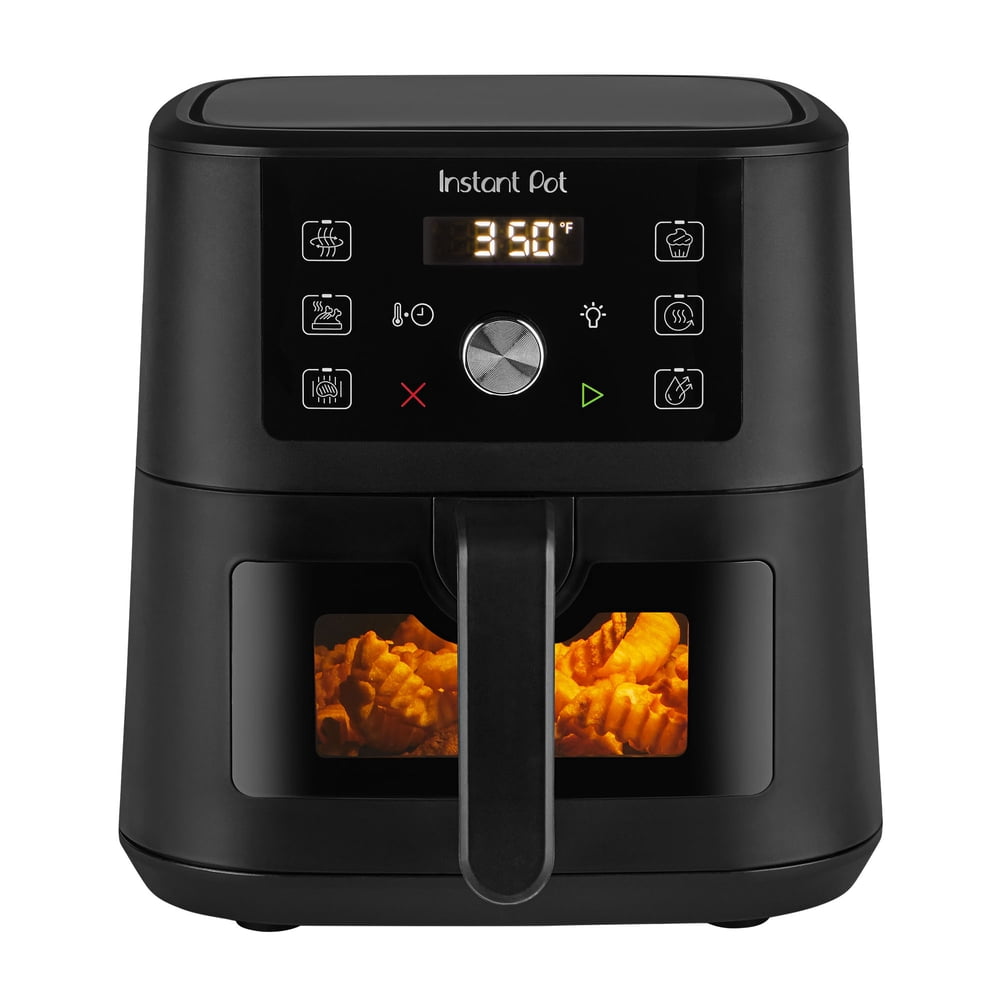 Instant Pot Vortex 4-Quart 6-in-1 Mini Air Fryer with EvenCrisp Technology, Black