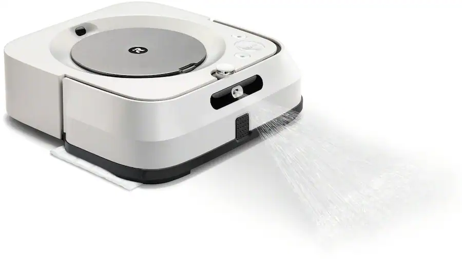 iRobot - Braava jet m6 Wi-Fi Connected Robot Mop - White