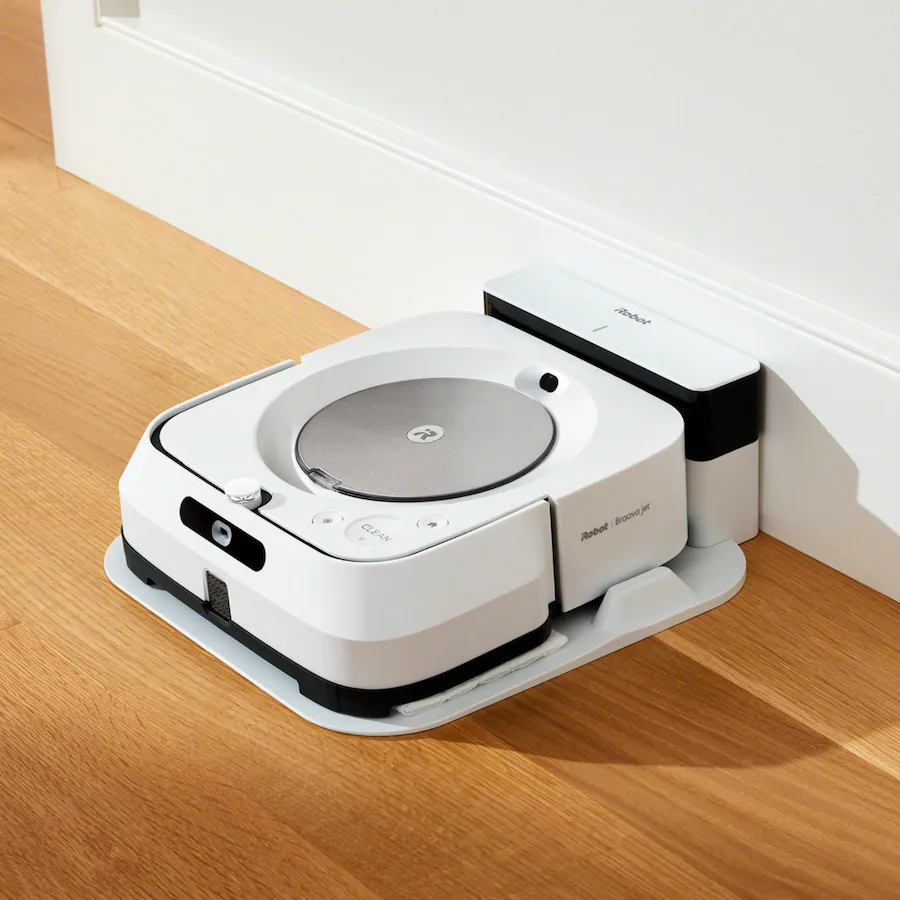 iRobot - Braava jet m6 Wi-Fi Connected Robot Mop - White