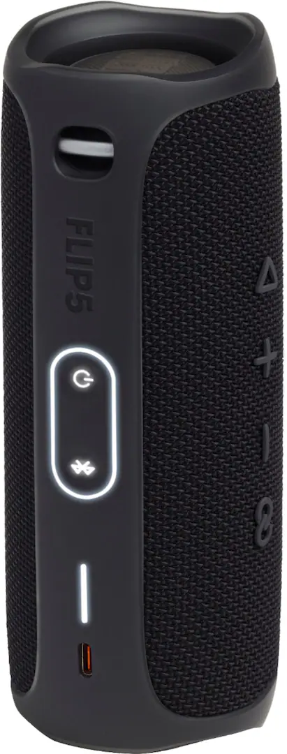 JBL Flip 5 Portable Bluetooth Speaker - Black - Refurbished Excellent