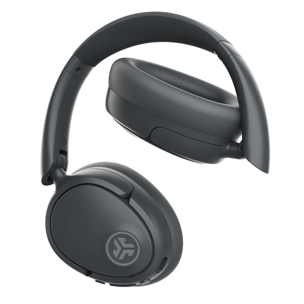 JLab JBuds Lux ANC Over-Ear Wireless Bluetooth Headphones with 70-Hour Battery, Graphite