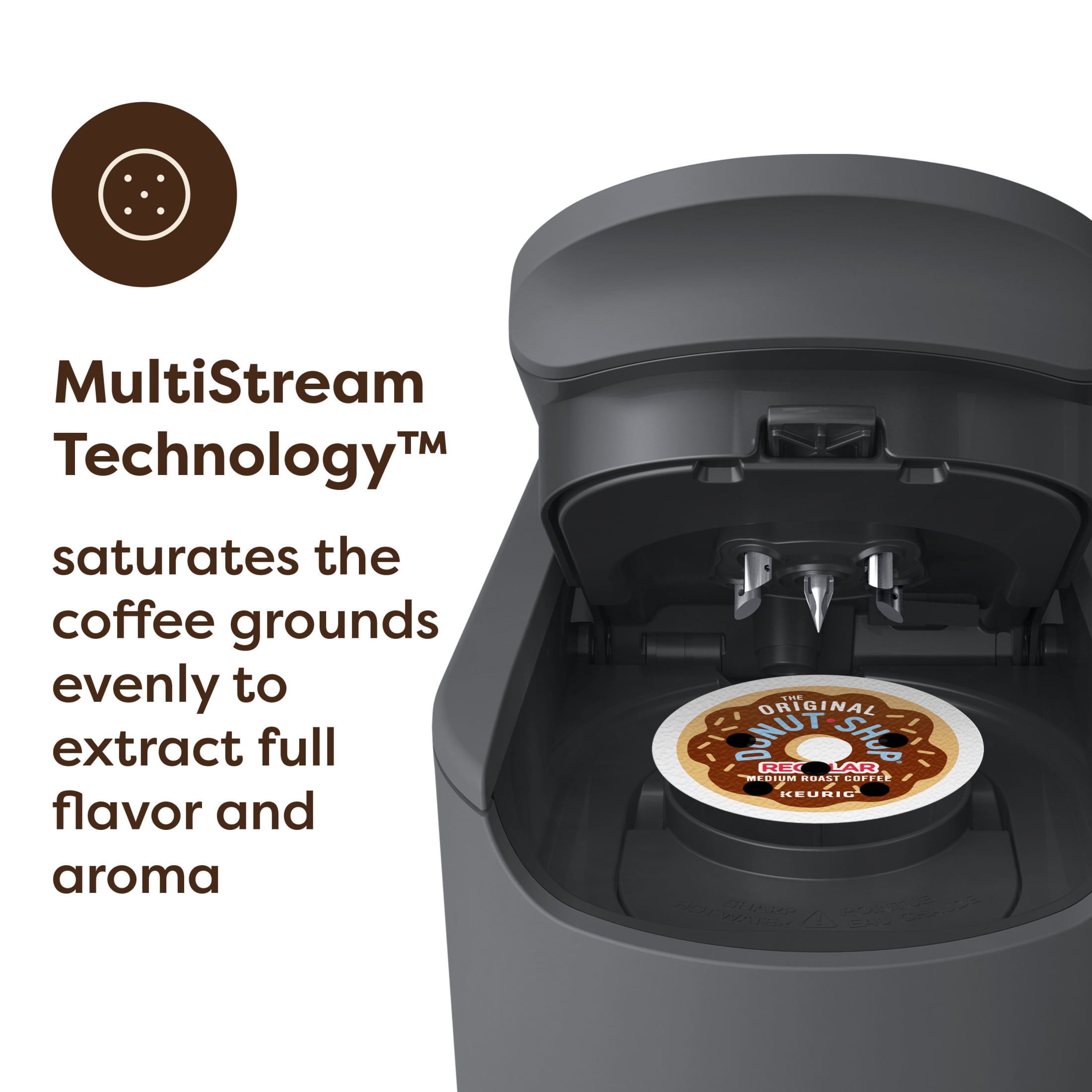 Keurig K-Supreme Gen 2 Single Serve K-Cup Pod Coffee Maker, Black