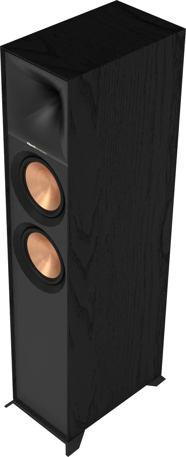 Klipsch - R-600F Reference Series Dual 6-1/2" 400-Watt Passive 2-Way Floor Speaker (Each) - Black