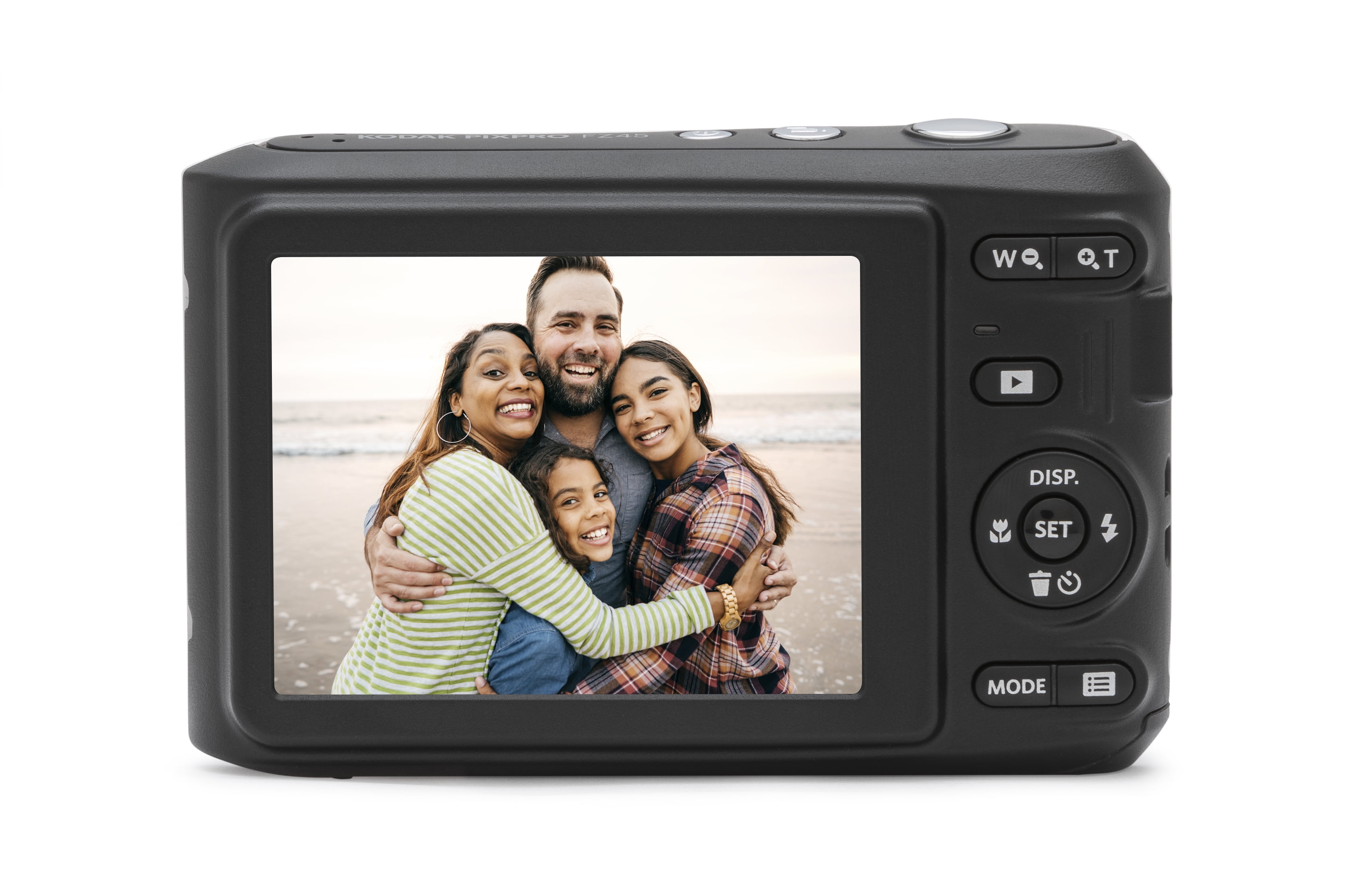 KODAK PIXPRO FZ45-SL (Silver) 4X Optical Friendly Zoom Digital Camera