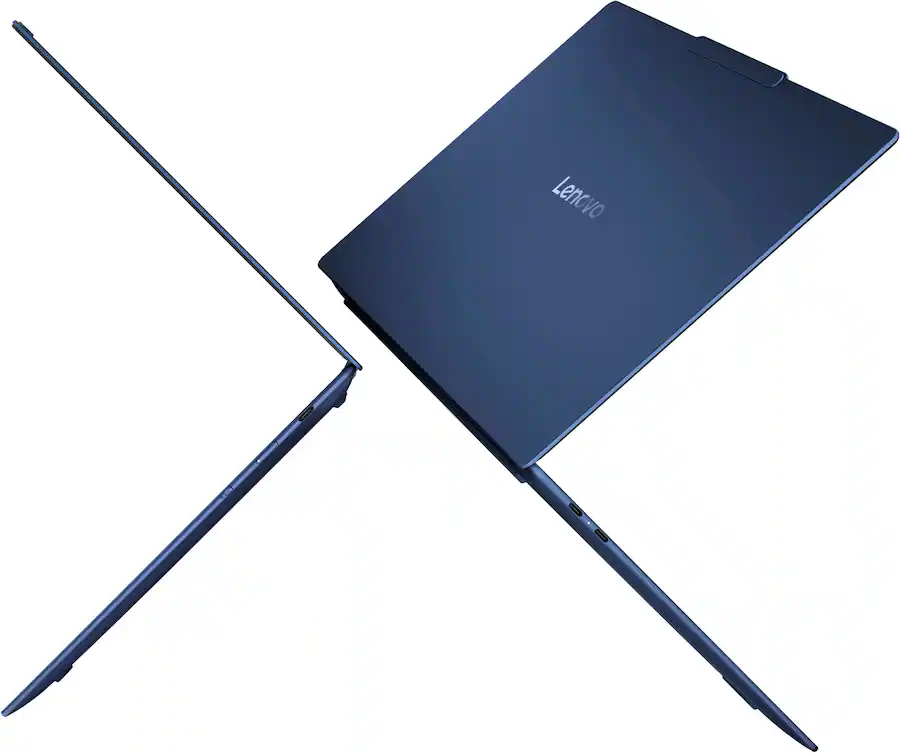 Lenovo - Yoga Slim 7x - Copilot+ PC - 14.5" 3K 90Hz OLED Touch-Screen Laptop - Snapdragon X Elite 2024 - 16GB - 512GB - Cosmic Blue