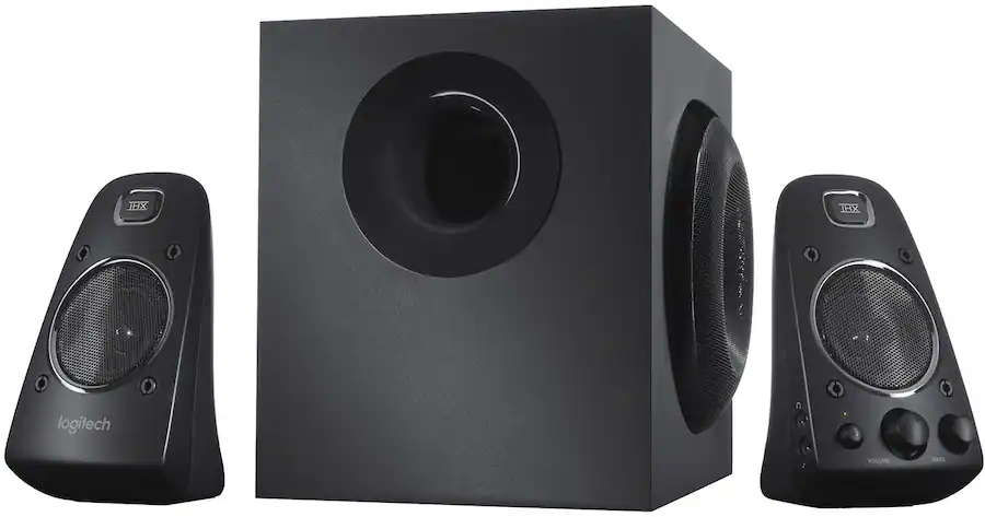 Logitech - Z623 2.1 Speaker System (3-Piece) for PC - Black