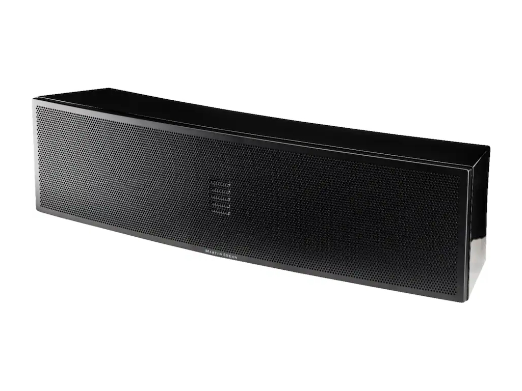 MartinLogan - Motion 4" 90-Watt Passive 2-Way Center-Channel Speaker - Gloss Black - Refurbished Excellent