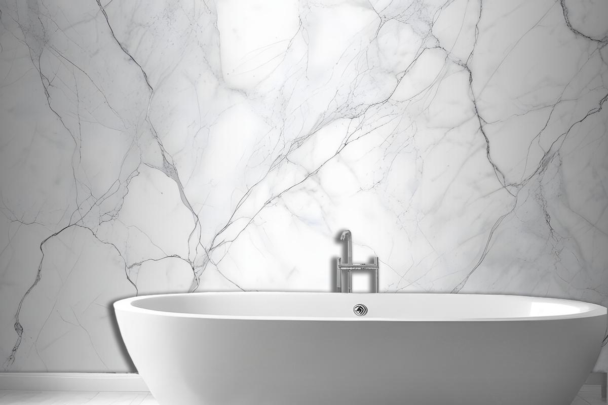 Classic White Marble Wallpaper Mural