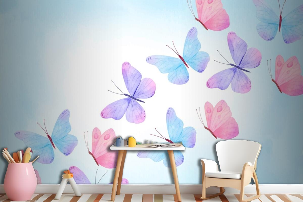 Watercolor Oil Painting Background Wallpaper Mural