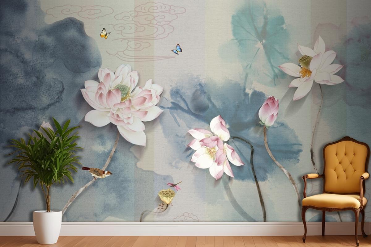 Multicolour Rustic Wall Tile Decor Wallpaper Mural