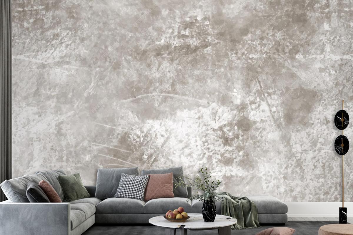 Abstract Grunge Background Neutral Color Living Room Wallpaper