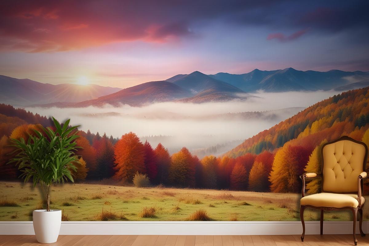 Colorful Nature Autumn Wallpaper Mural