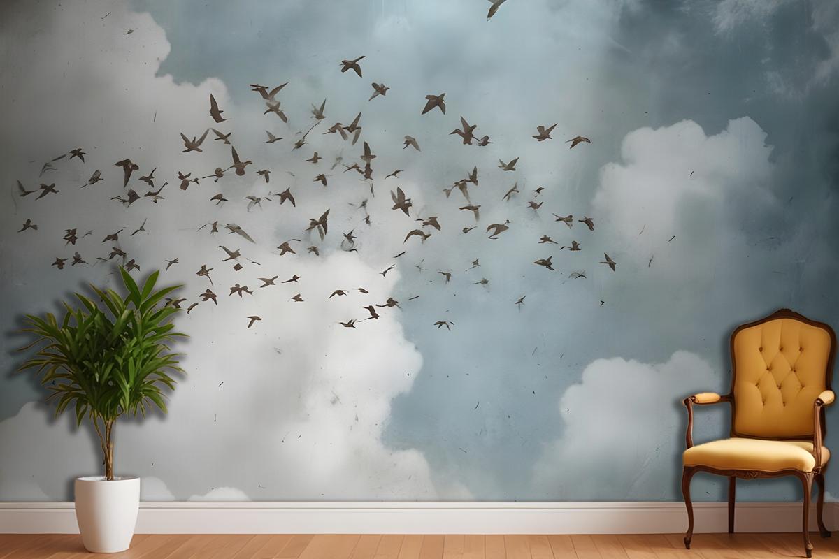 Watercolor Splash Art Wallpaper Mural