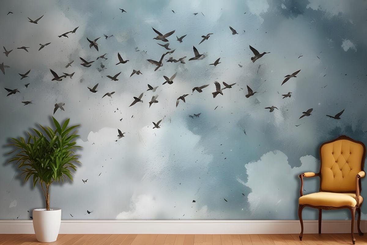 Watercolor Splash Art Wallpaper Mural