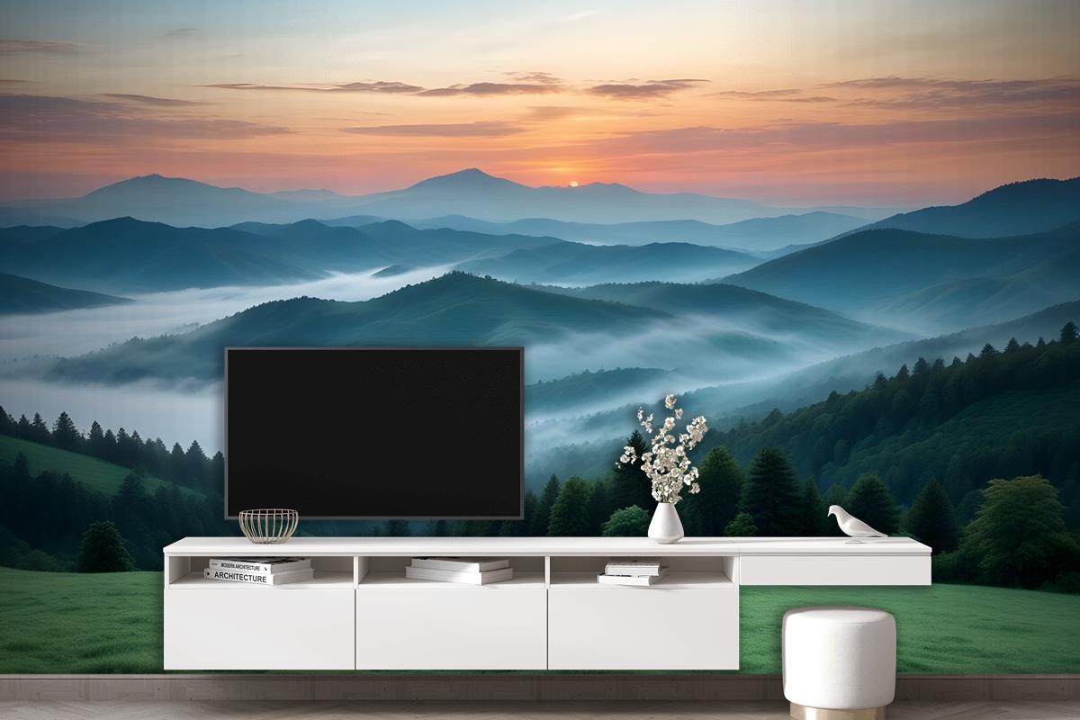 Mountain Scenic Landscape Wallpaper Mural