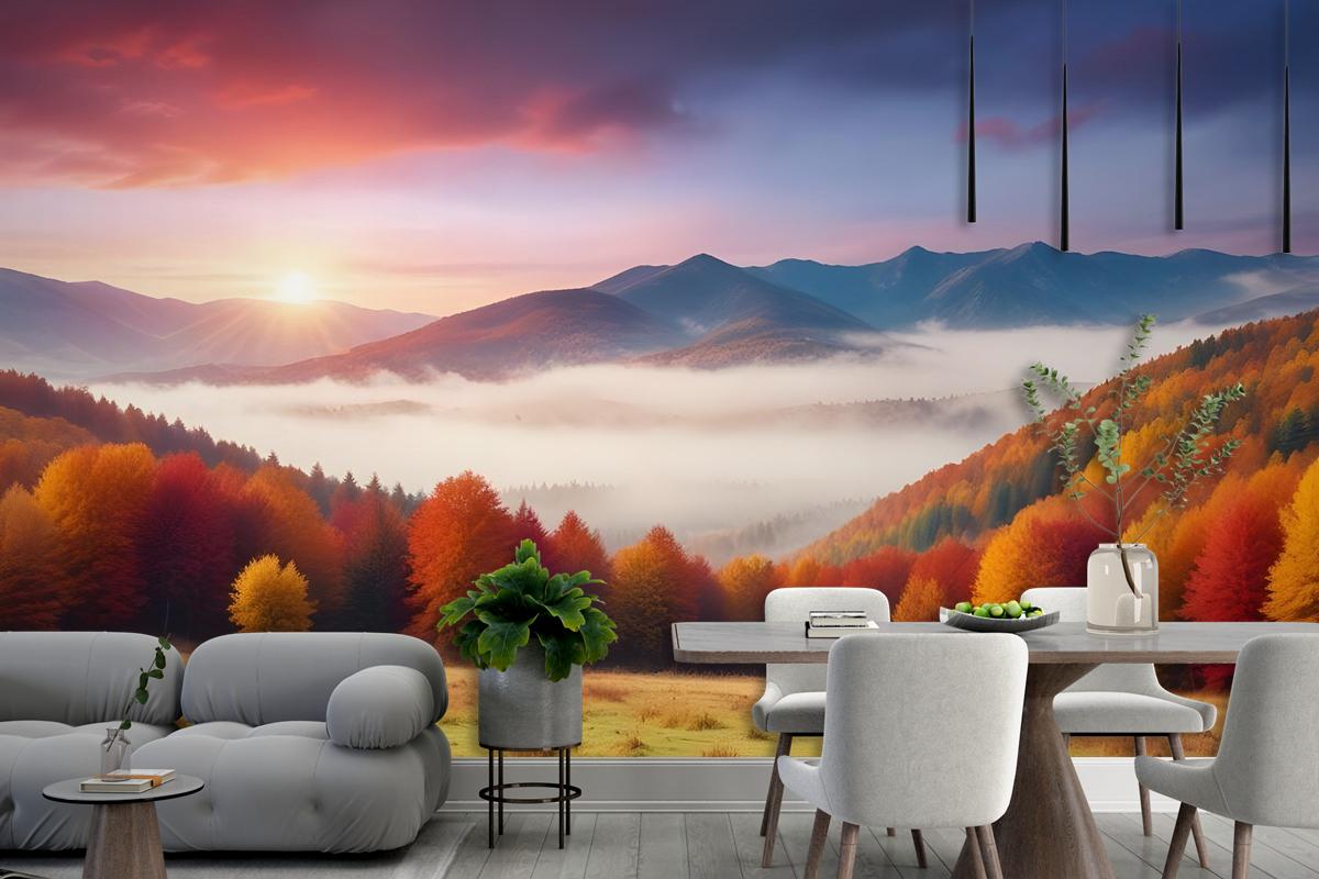 Colorful Nature Autumn Wallpaper Mural