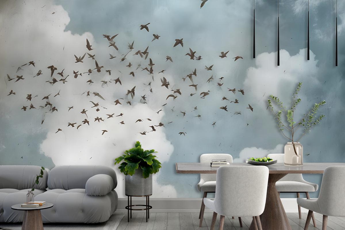 Watercolor Splash Art Wallpaper Mural