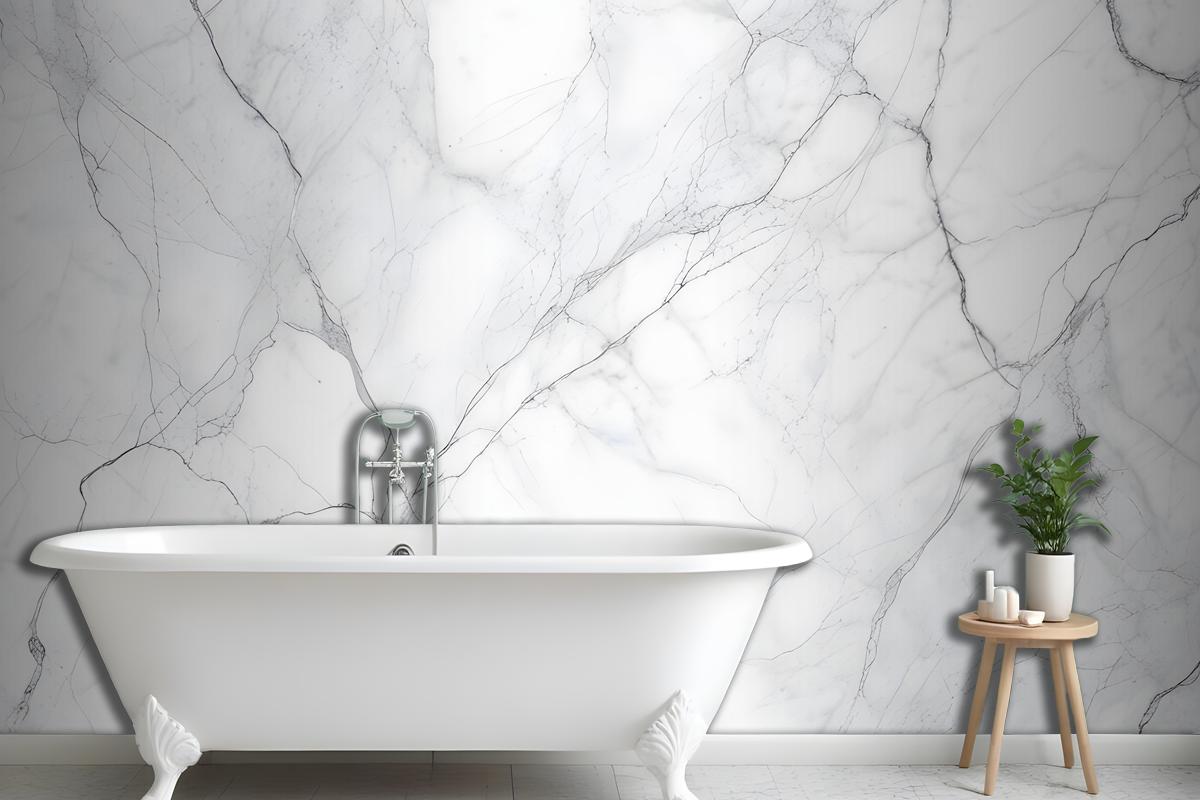 Classic White Marble Wallpaper Mural