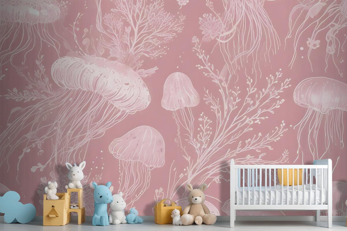 Kids Underwater Mermaid Girl Wallpaper Mural