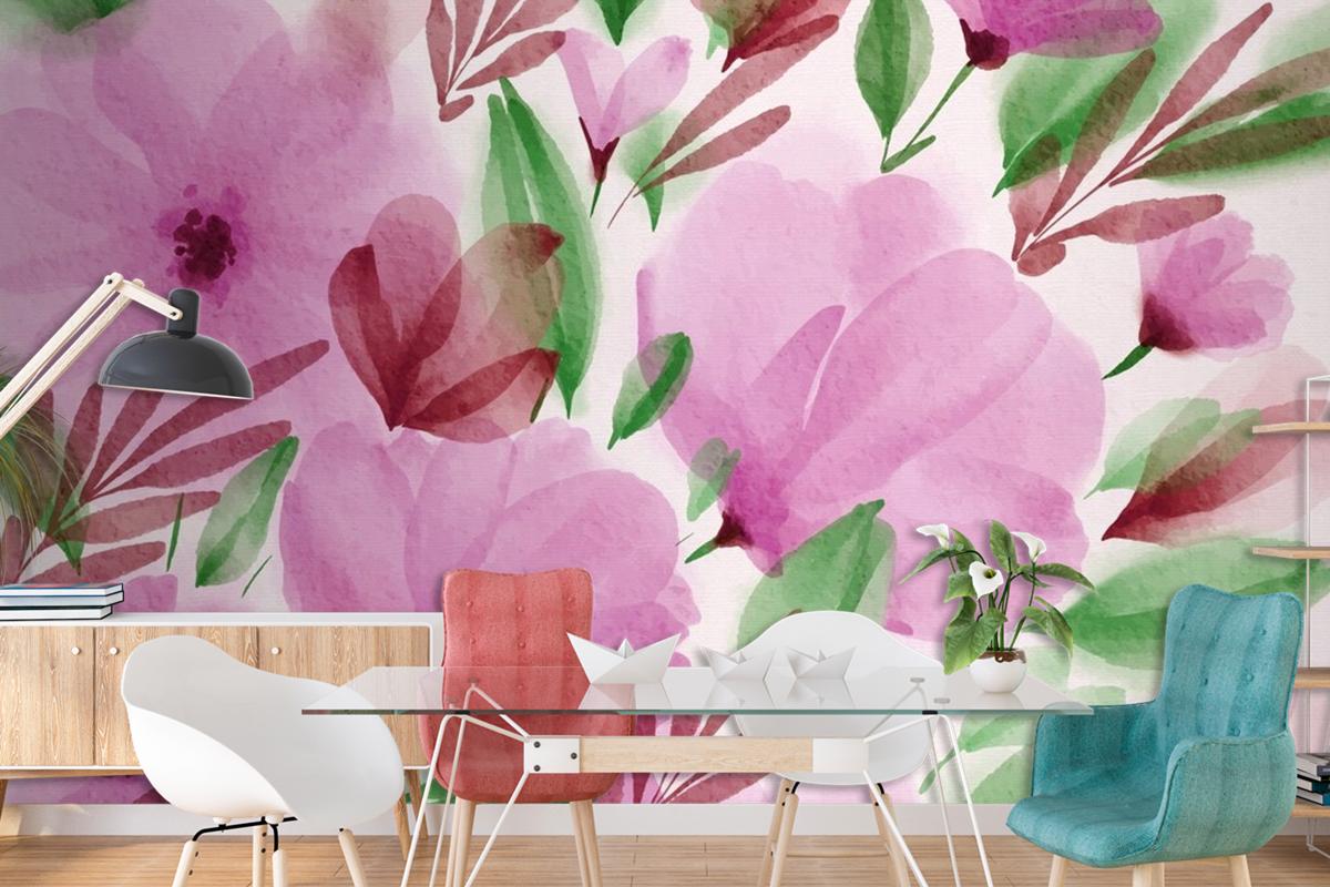 Watercolor Spring Wallpaper Mural