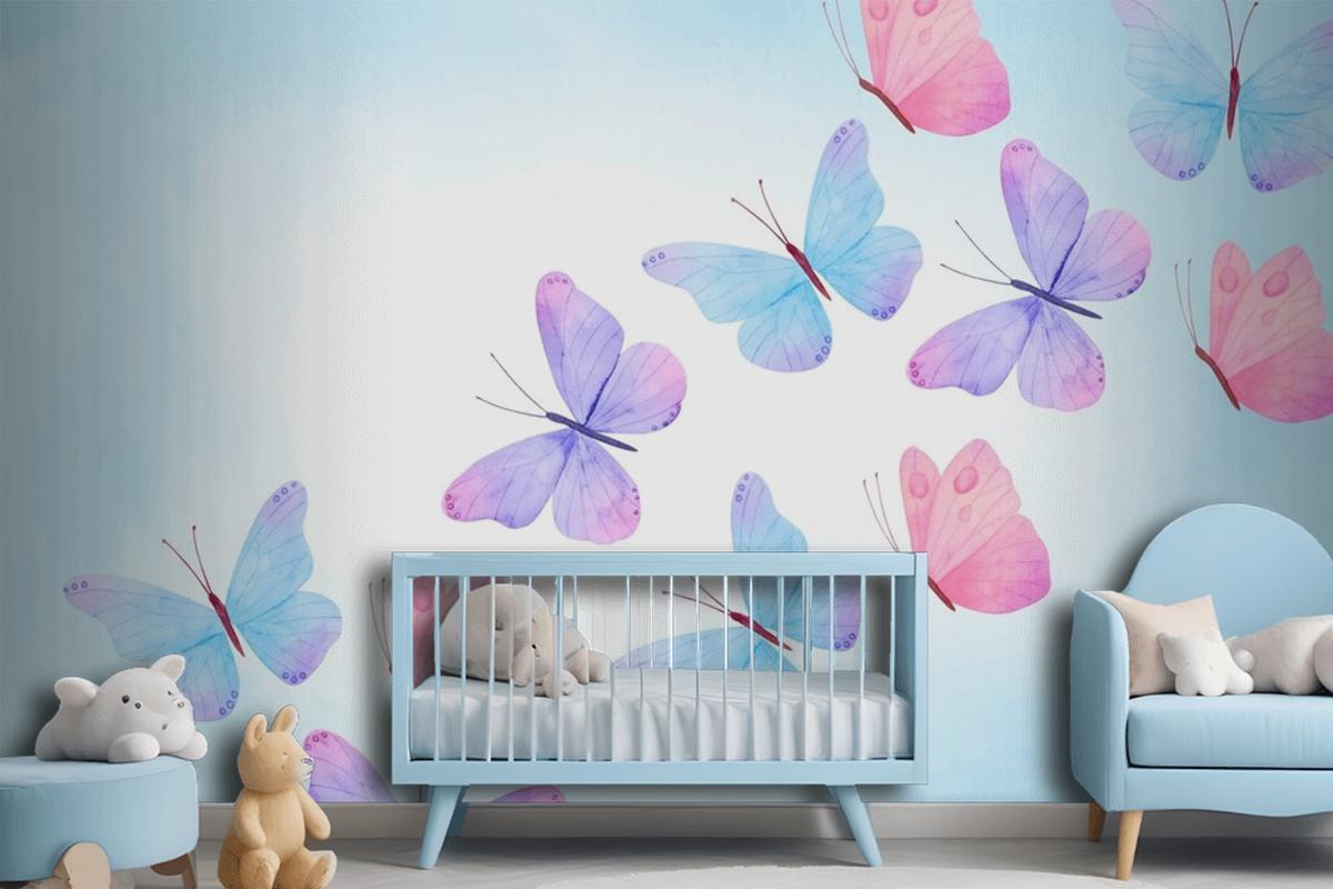 Watercolor Oil Painting Background Wallpaper Mural