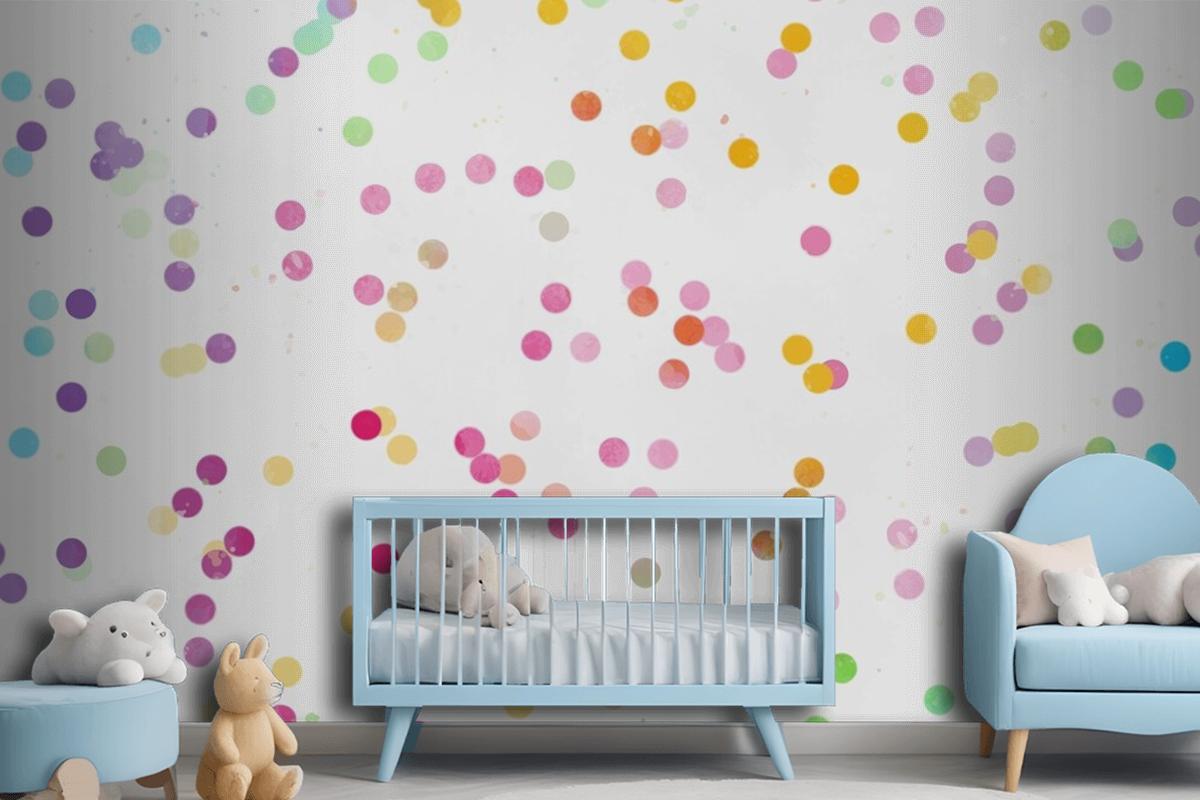 Watercolor Rainbow Background Wallpaper Mural