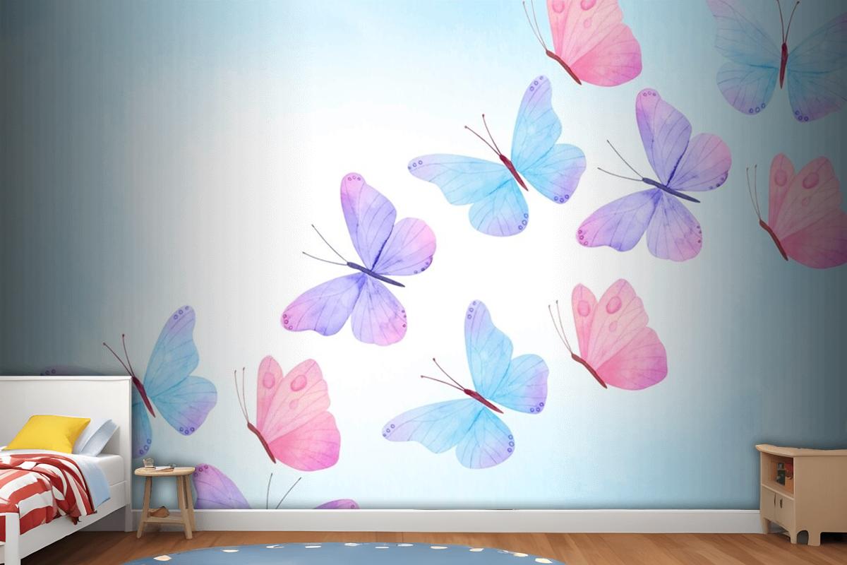 Watercolor Oil Painting Background Wallpaper Mural