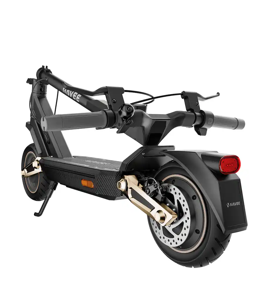 NAVEE - ST3 Pro Electric Scooter w/46.6 miles Max Operating Range & 24.9 mph Max Speed - Black
