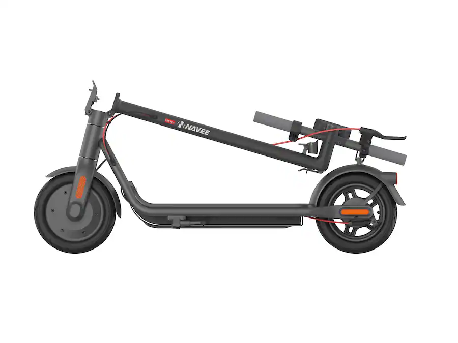 NAVEE - V25 PRO Foldable Electric Scooter w/16 mi Max Operating Range & 20 mph Max Speed - Black