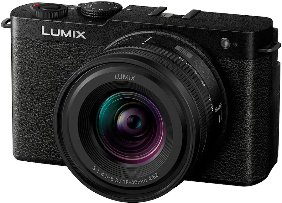 Panasonic - LUMIX S9 Full Frame Mirrorless Camera with 18-40mm F4.5-6.3 Lens - Jet Black - Refurbished Excellent