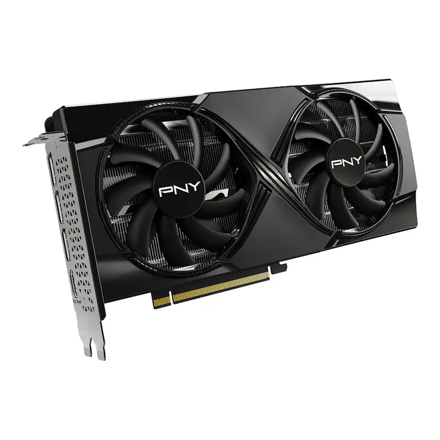 PNY - GeForce RTX 5060 Ti Overclocked 16GB GDDR7 PCI Express 5.0 Graphics Card with Dual Fan - Black