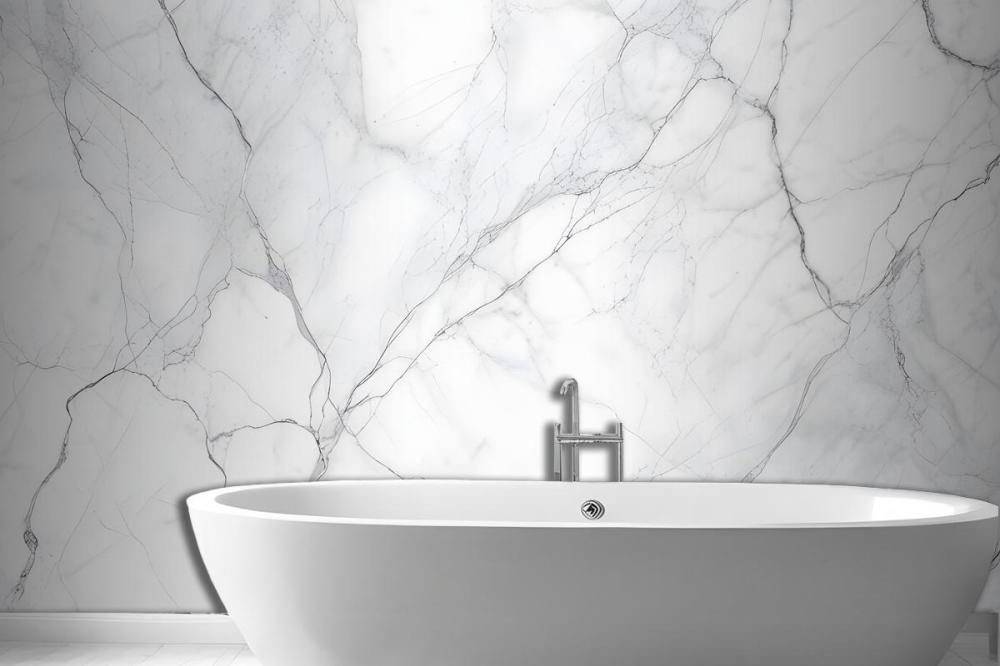 Classic White Marble Wallpaper Mural