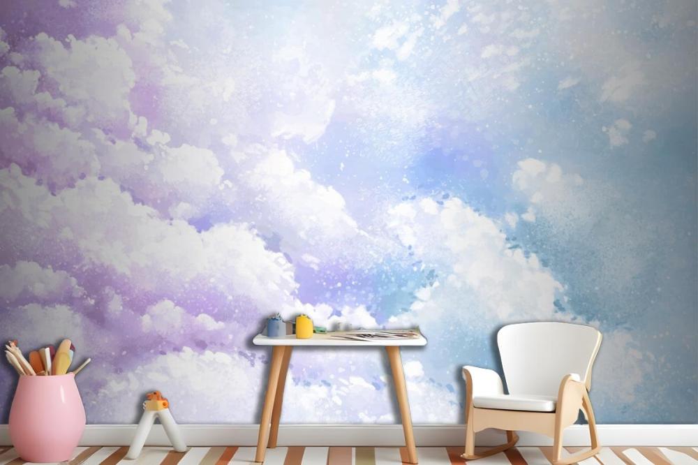 Gradient Pastel Sky Background Kids Wallpaper Mural