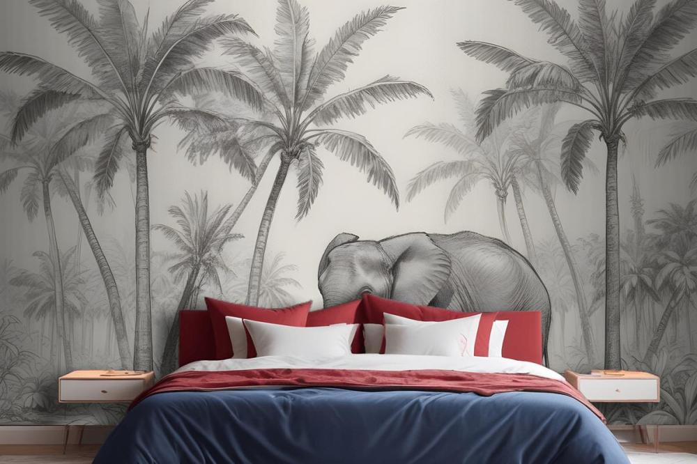 Loxodonta Vintage Explorer Wallpaper Mural