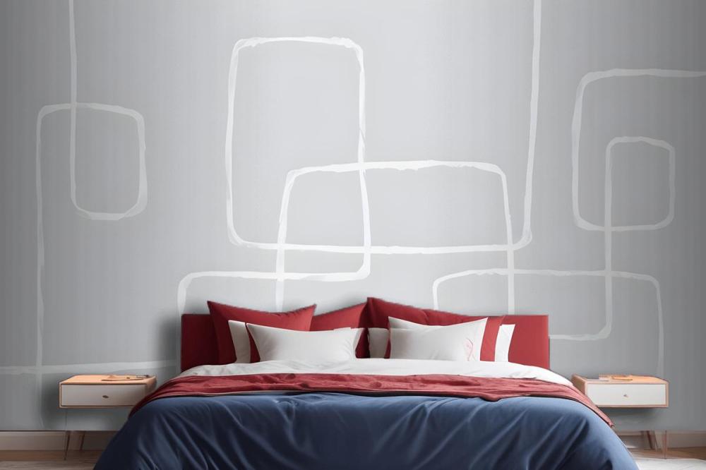 Modern Pastel Abstract Art Wallpaper Mural